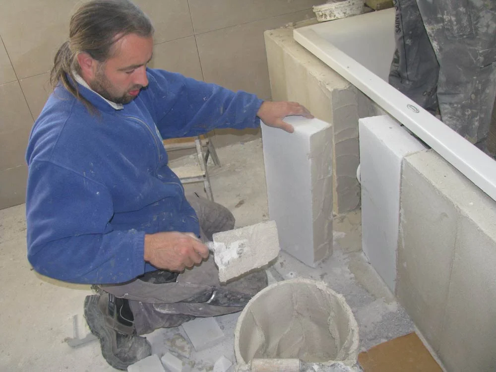 Ytong prenova, obzidava kadi